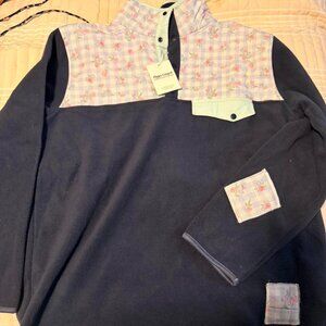 NWT Happy Camp3R Navy Pullover Size Large